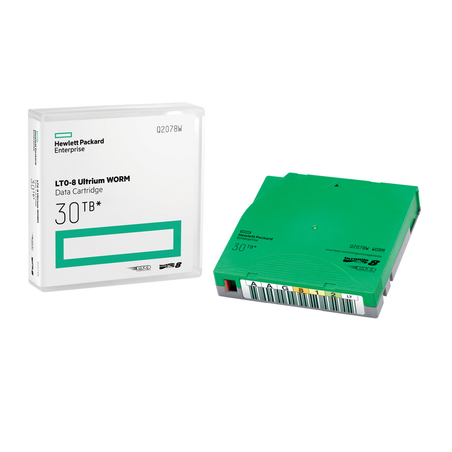 HPE LTO-8 Ultrium 30TB WORM Data Cartridge