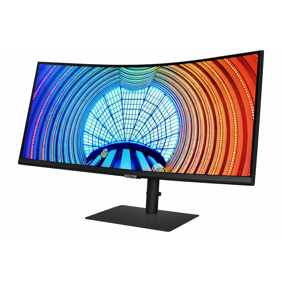 Samsung ViewFinity S34A654UBN 34" Class UW-QHD Curved Screen LCD Monitor - 21:9 - Black
