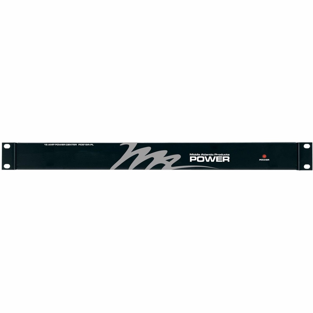 Middle Atlantic Rackmount Power Strip - Surge Protection - 8 Outlet, 15A