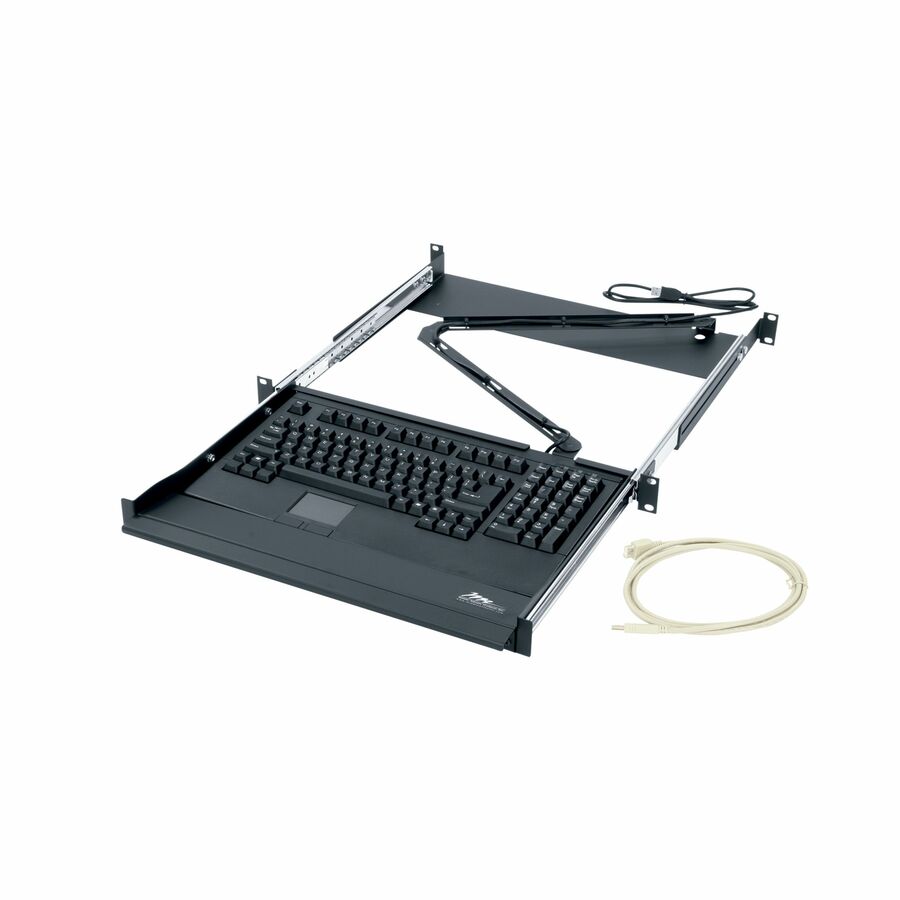 Middle Atlantic 1RU Rack Mount Shelf - Sliding Computer Keyboard Shelf