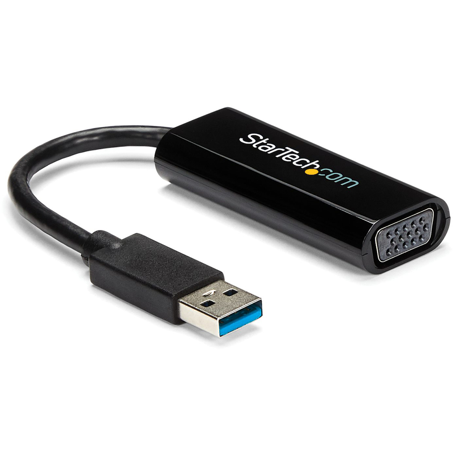 StarTech USB 3.0 to VGA Adapter, USB to VGA Monitor Converter for Windows, Slim (no support for macOS/ChromeOS/Linux) - TAA