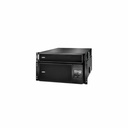 APC Smart-UPS On-Line, 6kVA/6kW, Rackmount 6U, 208V, 12x 5-20R+2x L6-20R+2x L6-30R NEMA, Network Card+SmartSlot, W/ transformer 208V-120V, W/ rail kit