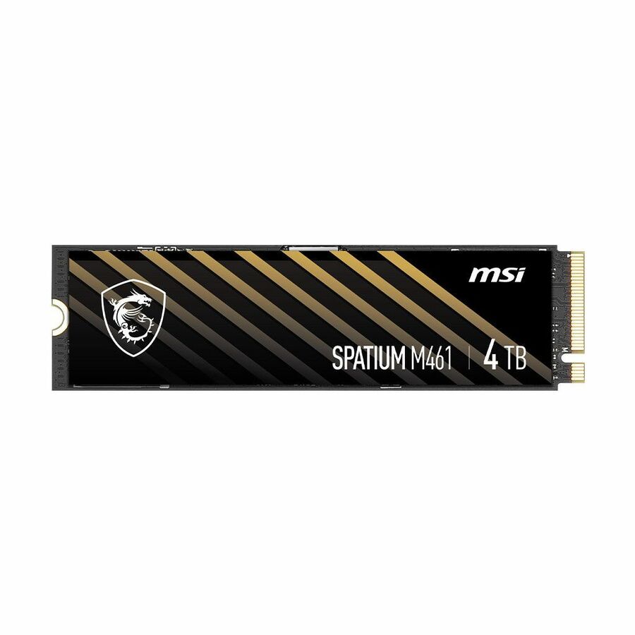 MSI SPATIUM M461 SM461N4TB 4 TB Solid State Drive - M.2 2280 Internal - PCI Express NVMe (PCI Express NVMe 4.0 x4)