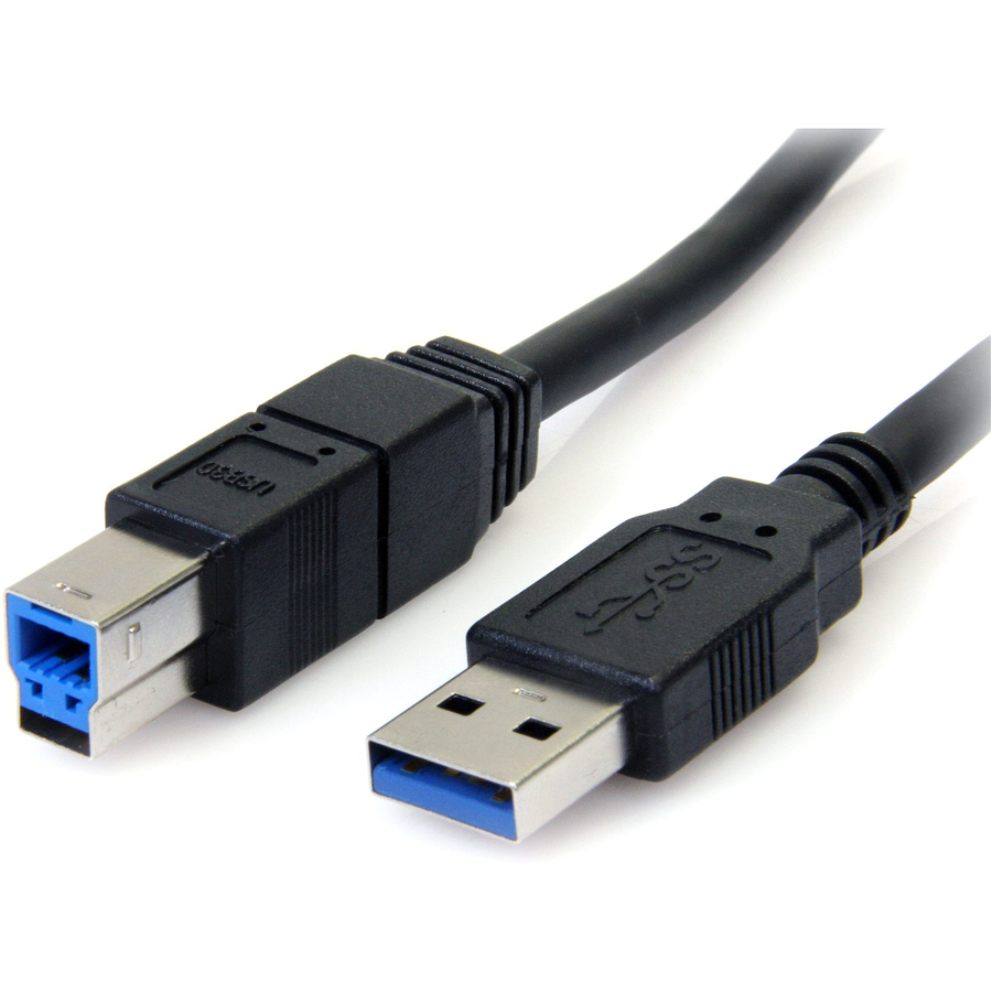 StarTech 10 ft Black SuperSpeed USB 3.0 (5Gbps) Cable A to B - M/M