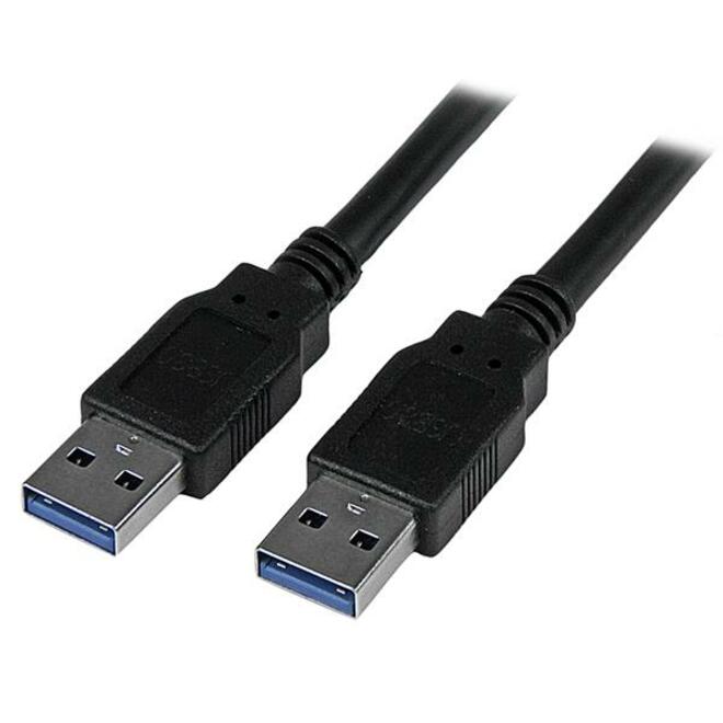 StarTech 6 ft Black SuperSpeed USB 3.0 (5Gbps) Cable A to A - M/M