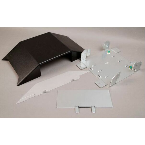 Wiremold OFR Series - Overfloor Raceway Two-Gang Box - Black