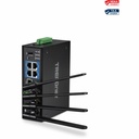 TRENDnet Industrial AC1200 Wireless Dual Band Gigabit Router, Black, TI-W100