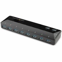StarTech 10-Port USB 3.0 Hub with Charge and Sync Ports - 2 x 1.5A Ports - Desktop USB Hub and Fast-Charging Station
