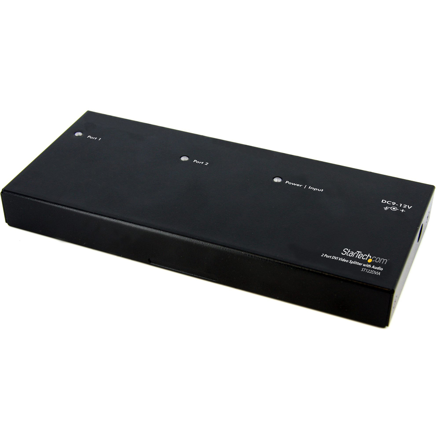 StarTech 2 Port DVI Video Splitter with Audio, TAA