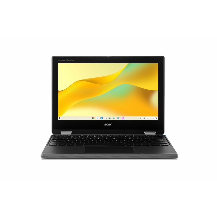 Acer Chromebook Spin 311 R725T R725T-892V 11.6" Touchscreen Rugged Convertible 2 in 1 Chromebook - HD - 60 Hz - MediaTek MT8 MT8189GV/AZ - 4 GB - 64 GB Flash Memory - English (US) Keyboard - Black