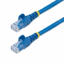 StarTech 50ft CAT6 Ethernet Cable - Blue Snagless Gigabit - 100W PoE UTP 250Mhz Category 6 Patch Cord UL Certified Wiring/TIA