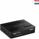 TRENDnet Ethernet Over Coax MoCA 2.5 Adapter, TMO-312C, Backward Compatible with MoCA 2.0/1.1/1.0, RJ-45 Gigabit LAN Port, Supports Net Throughput up to 1Gbps, Support up to 16 Nodes, Black