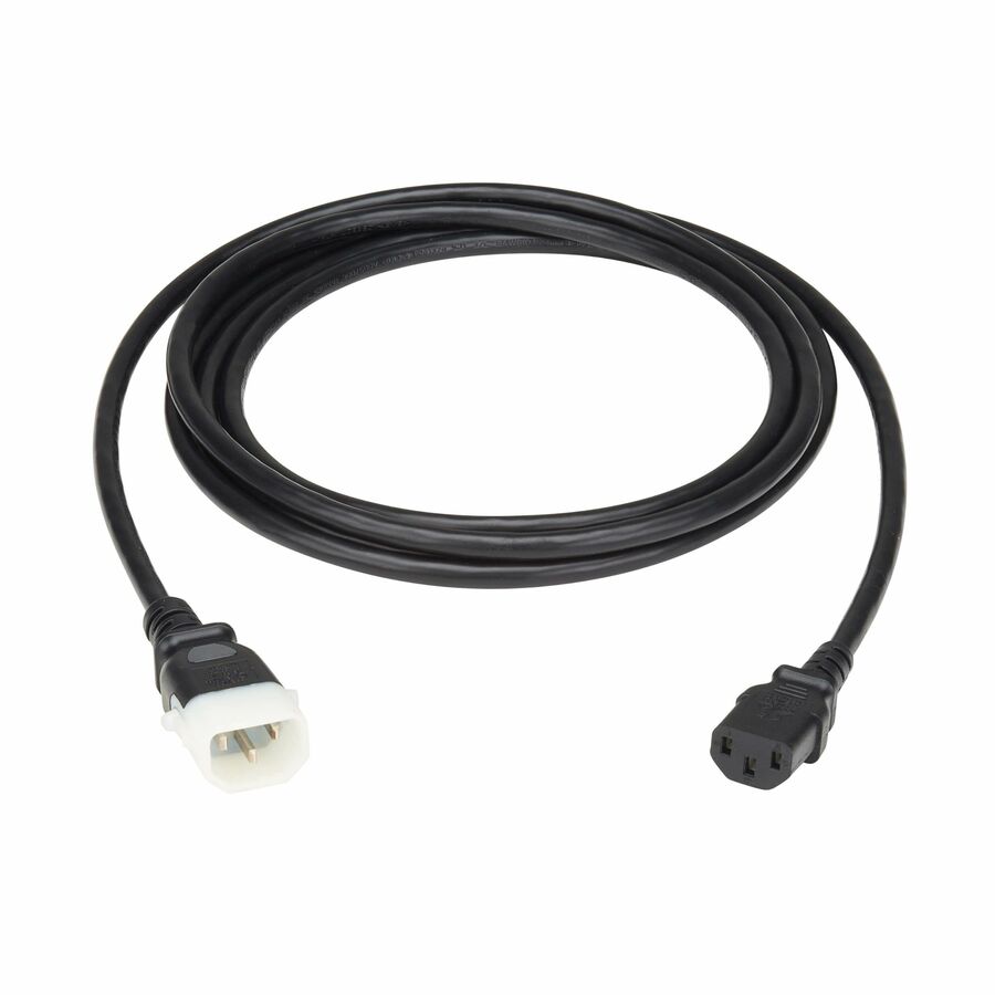 Eaton Tripp Lite Series PDU Power Cord, C13 to P-Lock C14 - North America and Europe Rated, 10A, 250V, 18AWG, 6 ft. (1.83m), Black
