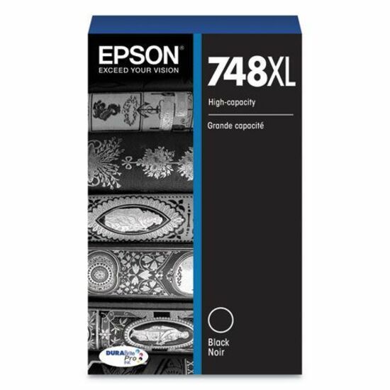Epson DURABrite Pro 748 Original High Yield Inkjet Ink Cartridge - Black - 1 Pack