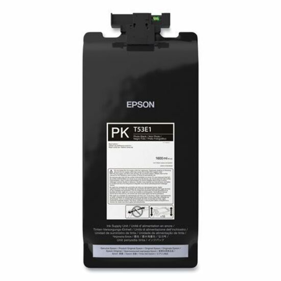 Epson UltraChrome PRO6 T53E Original High Yield Inkjet Ink Cartridge - Photo Black Pack