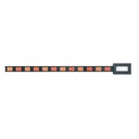Middle Atlantic Select PDT Low Profile Vertical Power Strip with Dual Circuit - 15 Amp - 12 Outlet - Hardwired