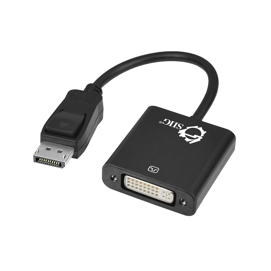 SIIG DisplayPort to DVI Adapter Converter