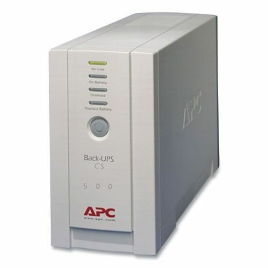 APC Back-UPS CS 500VA, 120V, beige, 6 NEMA outlets (3 surge)