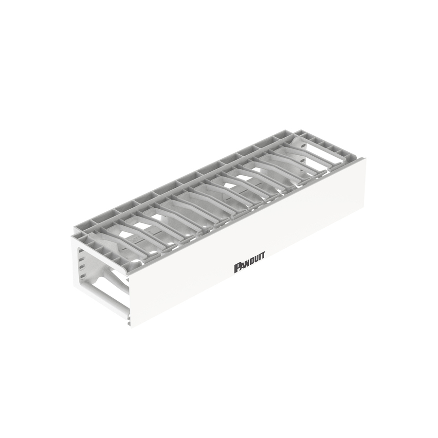 Panduit NetManager HC Horizontal Single Sided Manager, 2RU, White
