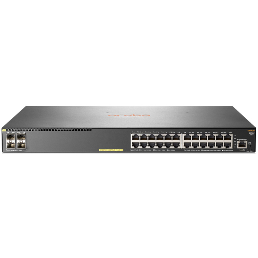 HPE Aruba 2930F 24G PoE+ 4SFP+ TAA-compliant Switch