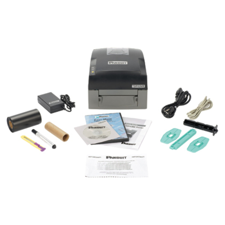 Panduit TDP43ME Desktop Thermal Transfer Printer - Monochrome - Label Print - USB - Serial - Parallel - US