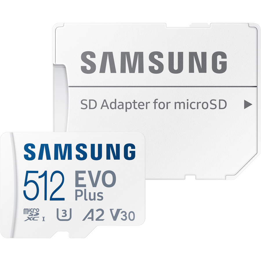 Samsung EVO Plus 512 GB Class 10/UHS-I (U3) V10 microSDXC - 1