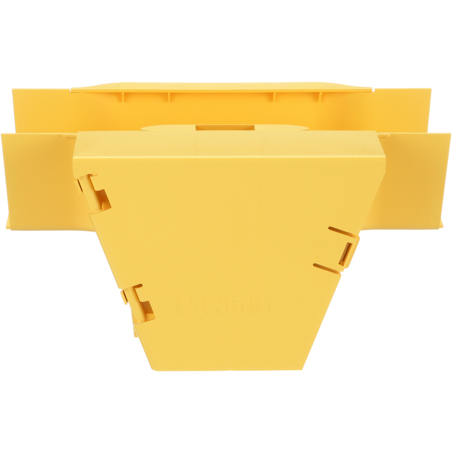 Panduit FiberRunner® Vertical Tee, 90°, 4x4, Yellow