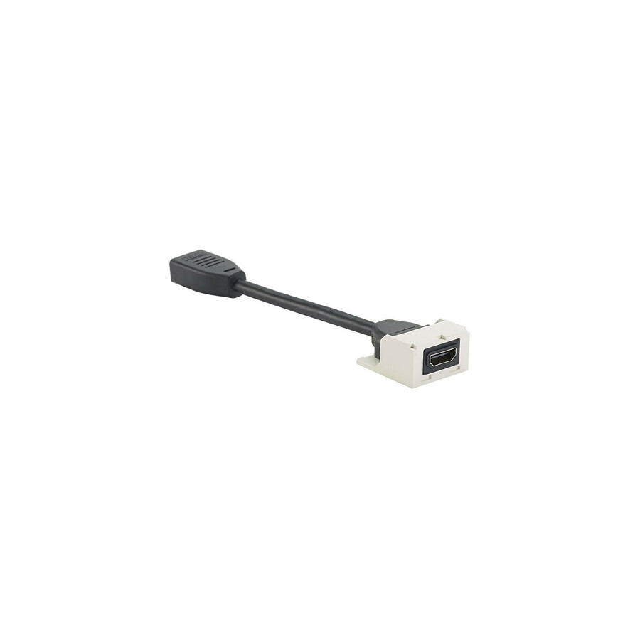 PanNet HDMI 2.0 Coupler Module with Pigtail, White