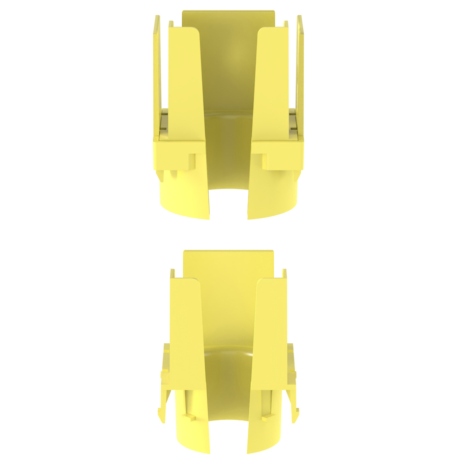 Panduit FiberRunner® 1-Port Spillout, 2x2, Yellow