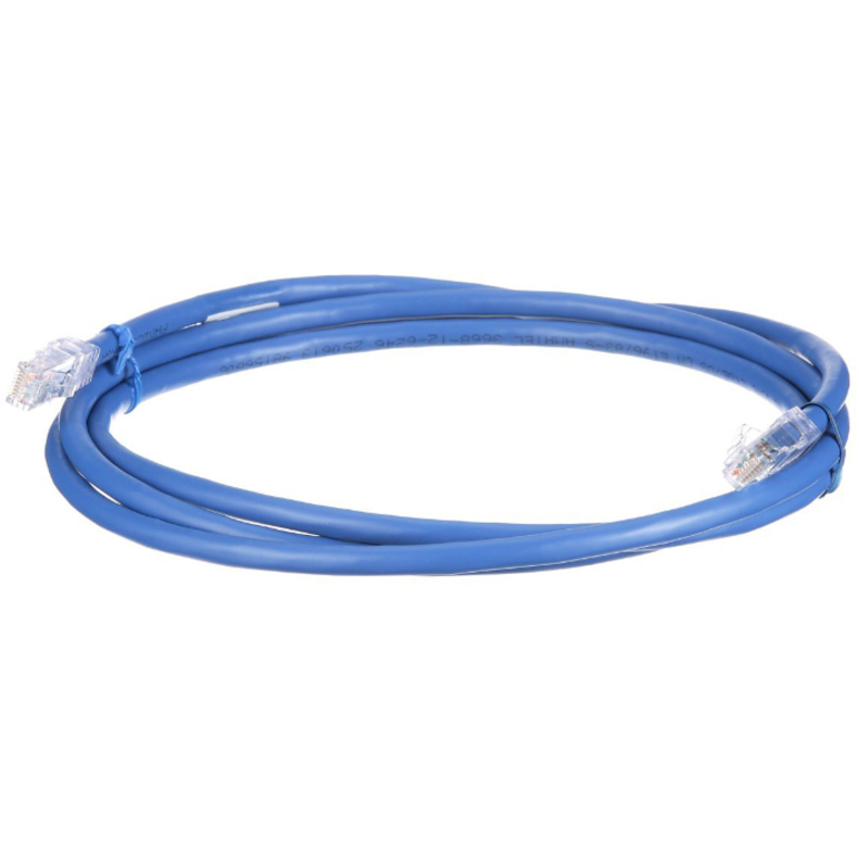 PanNet Cat 6A 24 AWG UTP Copper Patch Cord, 2m, Blue