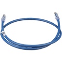 PanNet Patch Cord, 24 AWG, Cat. 6A, RJ45, 5 ft., Yellow