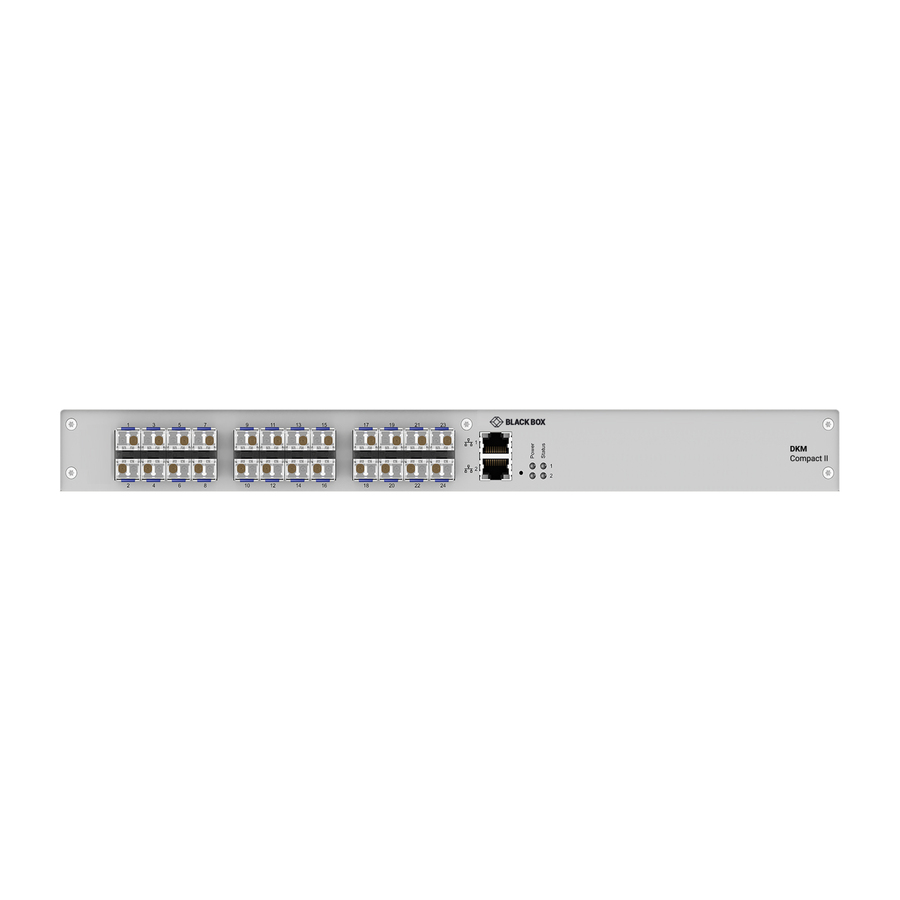 Black Box DKM Compact II KVM Matrix Switch - Fiber