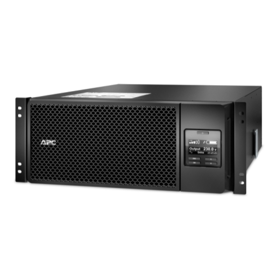 APC Smart-UPS On-Line, 6kVA/6kW, Rackmount 4U, 230V, 6x C13+4x C19 IEC outlets, Network Card+SmartSlot, Extended runtime, W/ rail kit, Marine