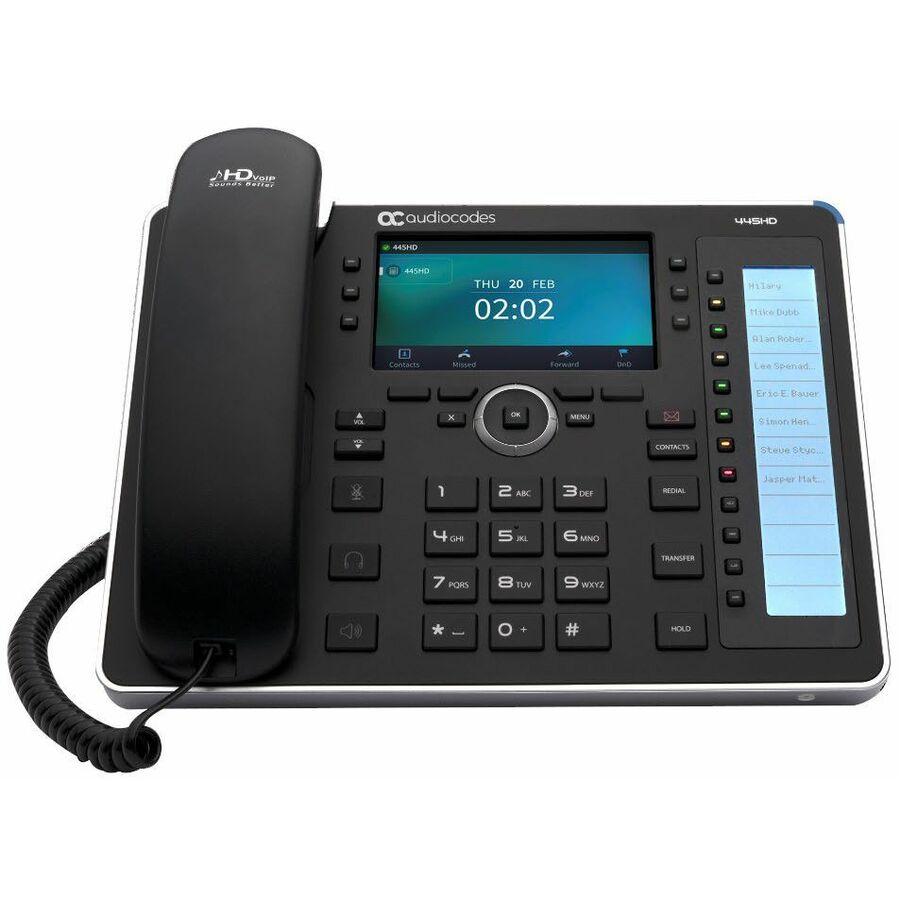 AudioCodes IP Phone - Cordless - Cordless - Bluetooth - Black
