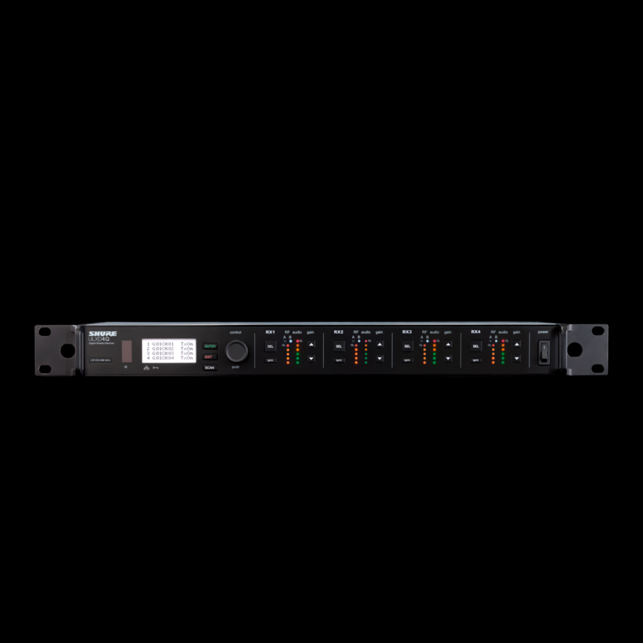 Shure Quad-Channel Digital Wireless Receiver