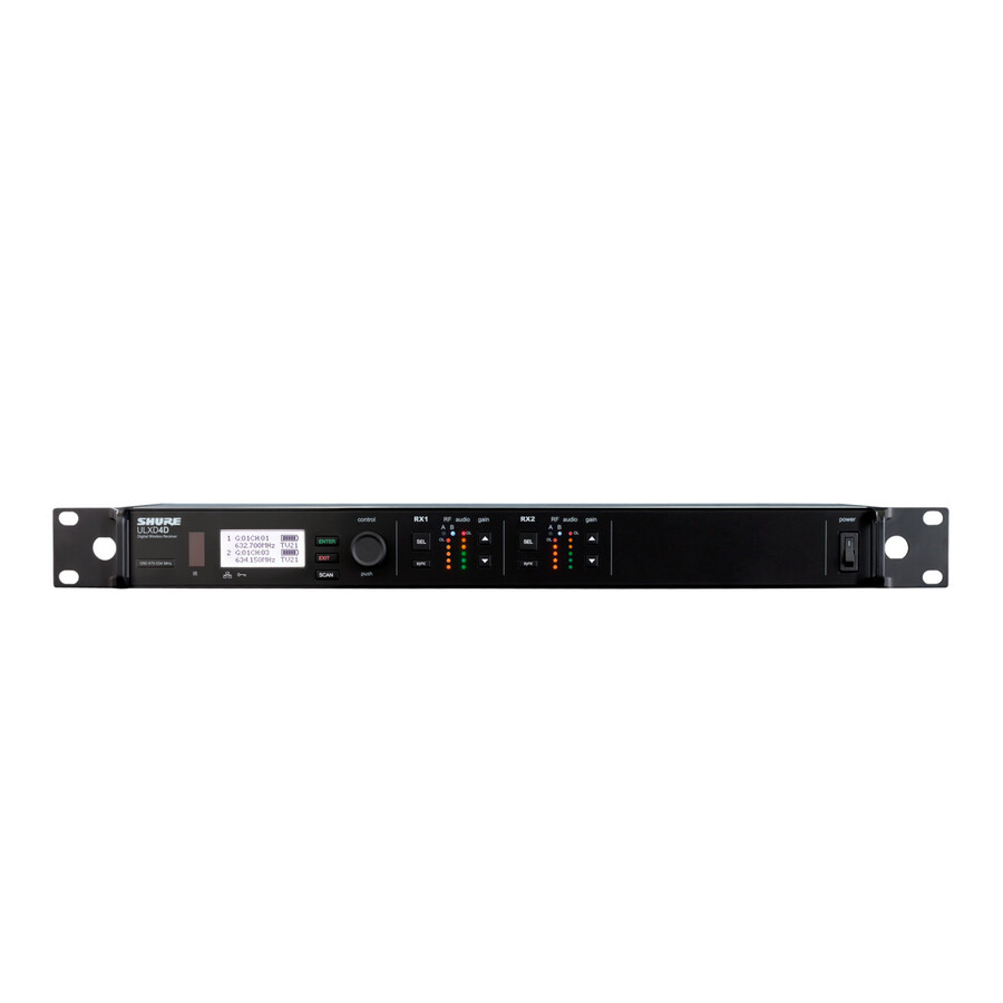 Shure ULXD4D Dual-Channel Digital Wireless Receiver