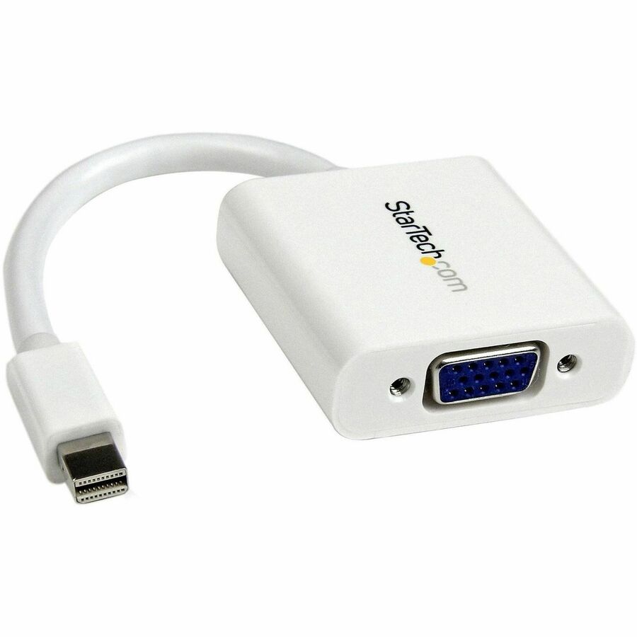 StarTech Mini DisplayPort to VGA Adapter, Active Mini DP to VGA Converter, 1080p Video, mDP 1.2 to VGA Monitor/Display Adapter Dongle