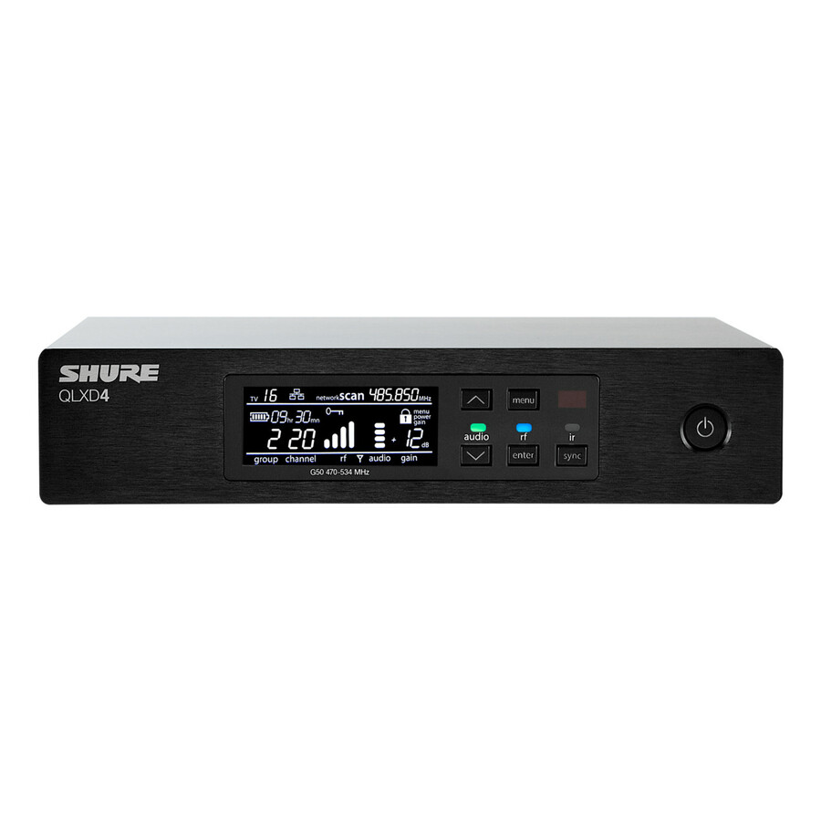 Shure QLXD4 Digital Wireless Receiver
