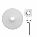 Shure Pole Mount for Microphone Array - White