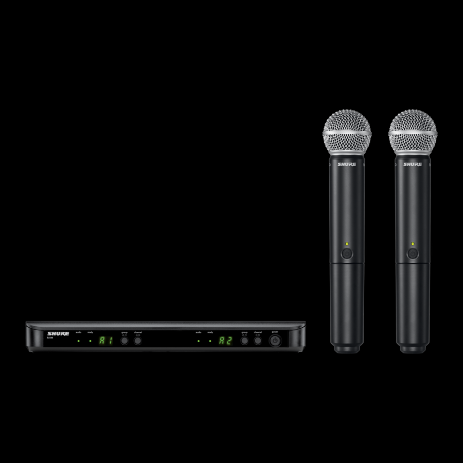 Shure Wireless Dual Vocal System with two SM58