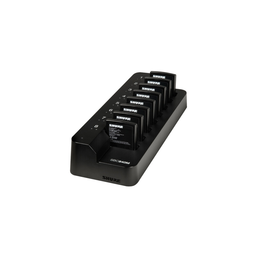 Shure SBC840M Eight-bay Networked Charger For SB910M Batteries