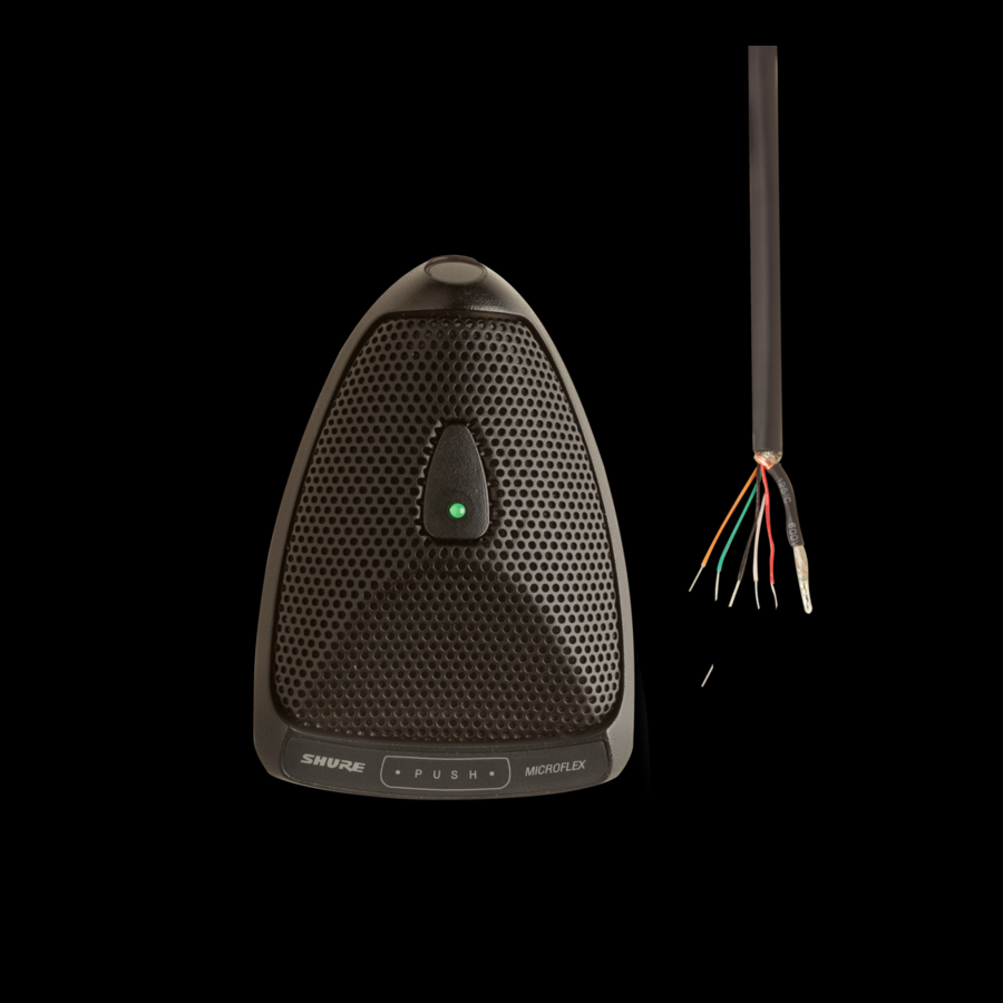 Shure Microflex MX392BE/S Wired Electret Condenser, Boundary Microphone