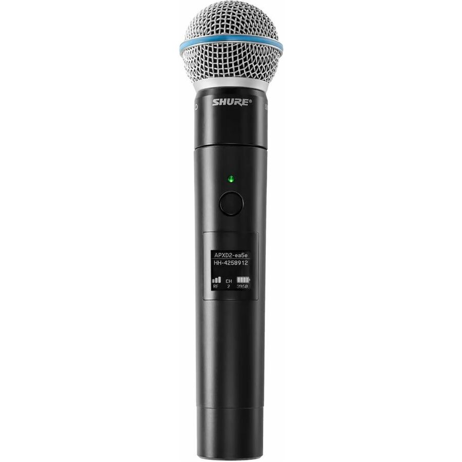 Shure MXW2X/BETA58 Handheld Transmitter with Beta58A Capsule