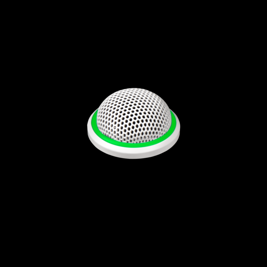 Shure Microflex MX395W/C-LED Wired Electret Condenser, Boundary Microphone