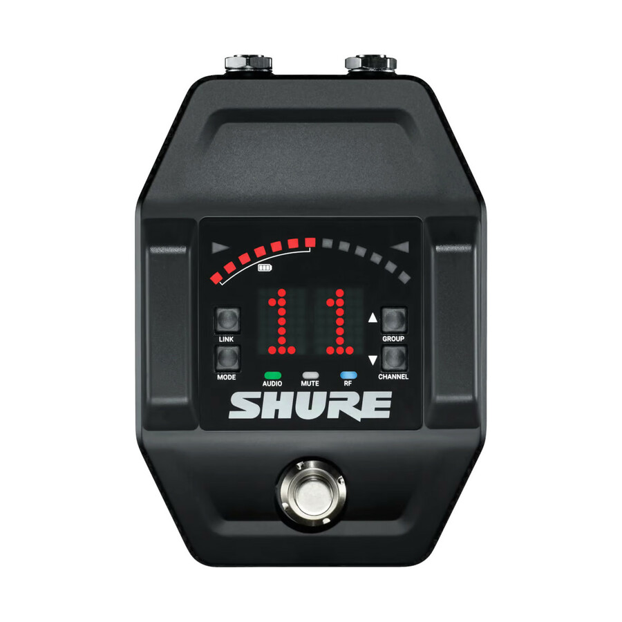 Shure GLXD6+ Digital Wireless Dual Band Guitar Pedal Receiver