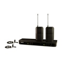 Shure Wireless Dual Presenter System with two CVL Lavalier Microphones
