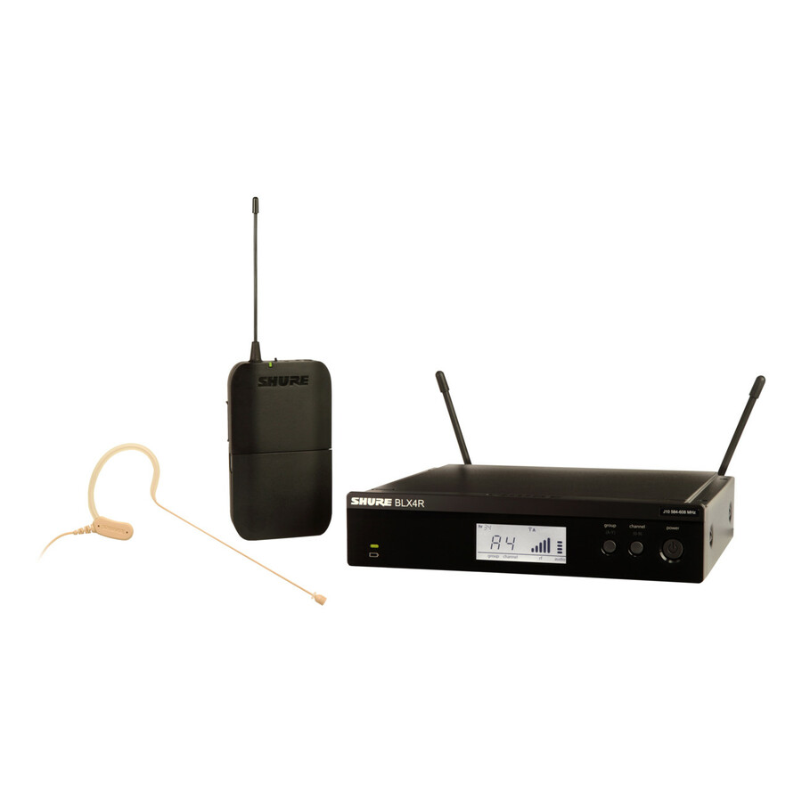 Shure Wireless Rack-mount Presenter System with MX153 Earset Microphone