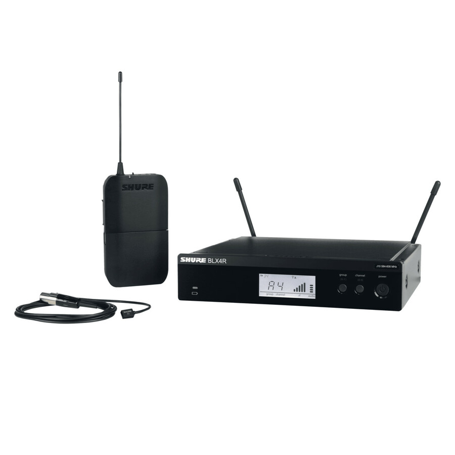 Shure Wireless Rack-mount Presenter System with WL93 Miniature Lavalier Microphone