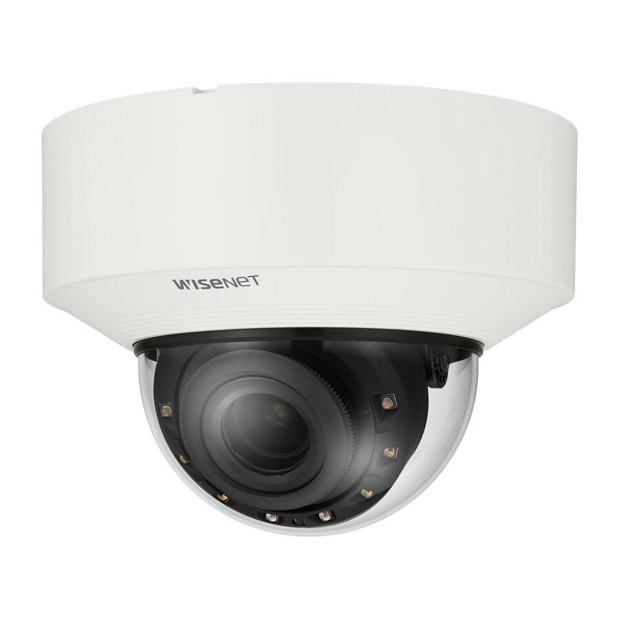 Wisenet XND-C8083RV 6 Megapixel Indoor Network Camera - Color - Dome - White - TAA Compliant