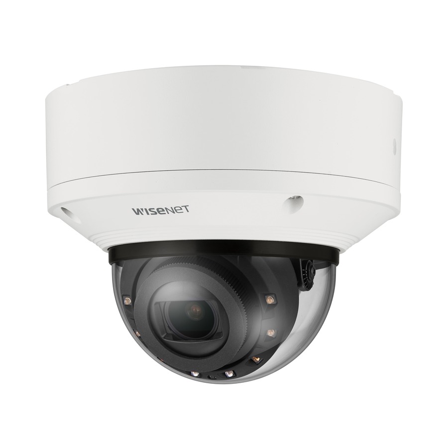 Wisenet XND-8093RV 6 Megapixel Indoor Network Camera - Color - Dome - White - TAA Compliant